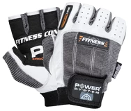 Power System Fitness Rukavice Fitness Bílošedé