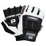 Power System Fitness Rukavice Fitness Černobílé