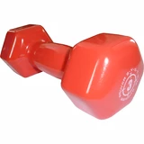 Power System Jednoručka Vinyl Dumbell 3 Kg Červená