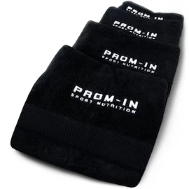 Prom-IN Froté ručník černá s bílou výšivkou