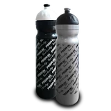 Prom-IN Sportovní láhev s uzávěrem 1000 ml stříbrná