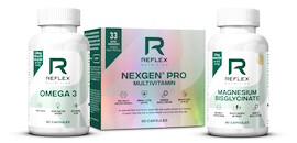 Reflex Nutrition Nexgen Pro 90 kapslí + Reflex Nutrition Omega 3 90 kapslí + Reflex Nutrition Magnesium Bisglycinate 90 kapslí