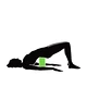 Schildkröt Yoga Block Green