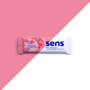 Sens Proteinové tyčinka PLEASURE s cvrččí moukou 40 g