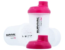 Survival Šejkr se zásobníkem transparentní 300 ml