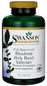 Swanson Full Spectrum Rhodiola Holy Basil Valerian Stress Complex (Rozchodnice růžová, Bazalka indická, Kozlík lékařský) 180 kapslí