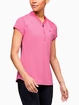 Tričko Under Armour UA Zinger Zip Polo-PNK
