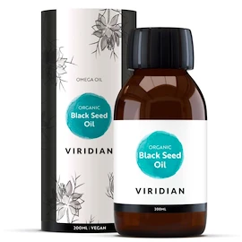 Viridian 100% Organic Black Seed Oil (Bio olej z egyptského černého kmínu) 200 ml