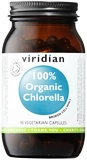 Viridian 100% Organic chlorella 90 kapslí