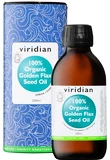 Viridian 100% Organic Golden Flax Seed Oil (Lněný olej) 200 ml