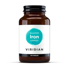 Viridian Balanced Iron Complex (Komplex železa s vitamíny) 90 kapslí