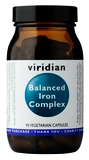 Viridian Balanced Iron Complex (Komplex železa s vitamíny) 90 kapslí