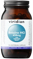 Viridian Betaine HCL 90 kapslí