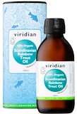 Viridian BIO 100% Organic Scandinavian Rainbow Trout Oil (Rybí tuk) 200 ml