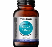 Viridian Extra C (Vitamín C) 550 mg 150 kapslí