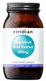 Viridian Grapefruit Seed Extract 400mg (Extrakt ze semínek grepfruitu) 90 kapslí