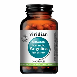 Viridian Icelandic Angelica Organic (Andělika lékařská Bio) 30 kapslí