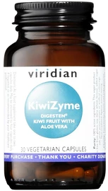 Viridian KiwiZyme (Trávicí enzymy a vláknina) 30 kapslí