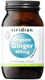 Viridian Organic Ginger 400 mg (Zázvor) 90 kapslí