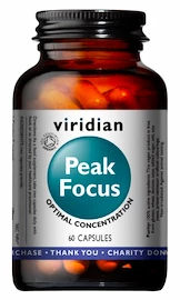 Viridian Peak Focus Organic (Normální kognitivní funkce) 60 kapslí