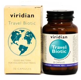Viridian Travel Biotic (Cestovní probiotika) 30 kapslí
