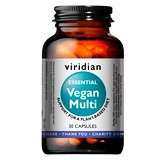 Viridian Vegan Multi (Multivitamín pro vegany) 30 kapslí
