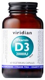 Viridian Vitamin D3 2000 IU 60 kapslí