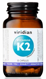 Viridian Vitamin K2 30 kapslí