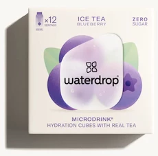 Waterdrop ICE TEA BLUEBERRY 12 ks